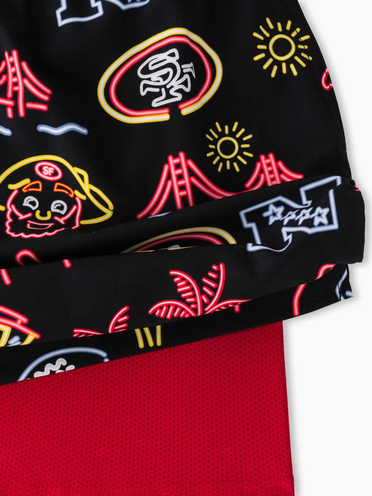 The Neon 49ers 5.5" (NFL Classic Lined Swim Trunks)